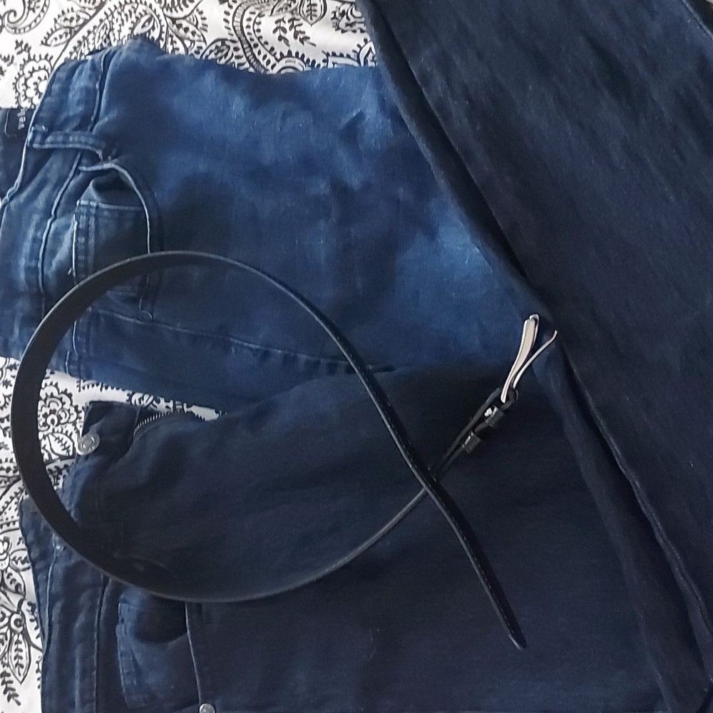 A pair (2) of boy's slim jeans